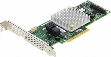 Adaptec ASR-8405 (PCI-E v3 x8, LP) SGL SAS 12G,RAID 0,1,10,5,6,50, 4port(int1*SFF8643),1Gb, Каб.отдельно 