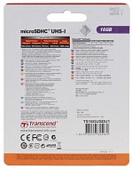 Оперативная память TRANSCEND  TS16GUSDU1, 16Gb,  MicroSDHC,  Class 10 
