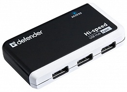 Концентратор USB DEFENDER  Quadro Infix, портов: 4 