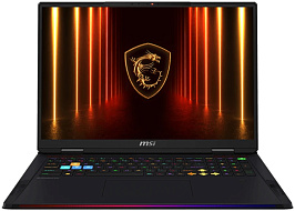 Ноутбук MSI Raider A18 HX A9WJG-216RU, AMD Ryzen 9 9955HX3D, 64Gb, SSD 2048Gb, 18
