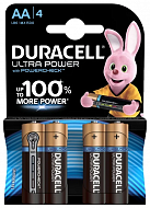 Батарейка DURACELL  Ultra Power LR6 AA 4шт 